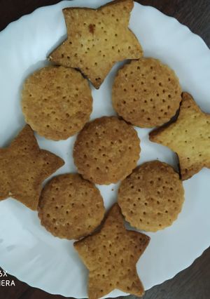 A picture of Vanilla cookies. #Christmas baking#.