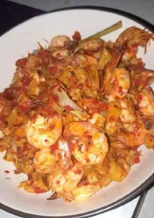 Foto resep Balado Udang kentang