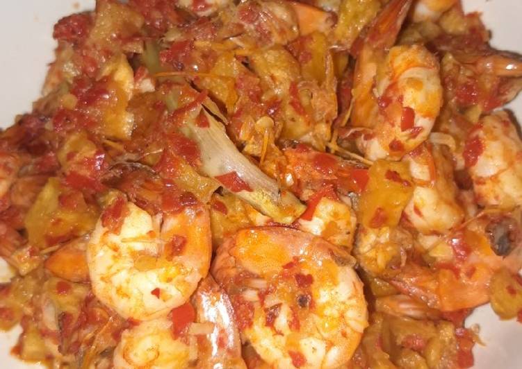 Cara Gampang Menyiapkan Balado Udang kentang Anti Gagal