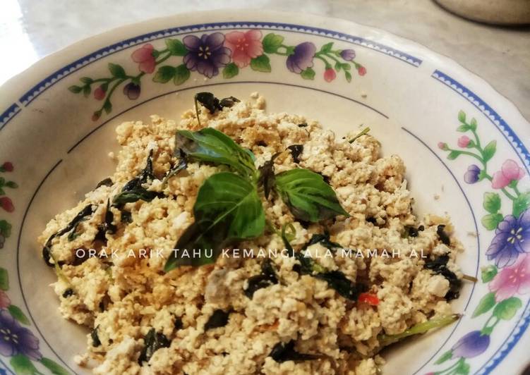 Resep Orak arik tahu kemangi Anti Gagal