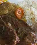Sudado de carne con un toque de cerveza