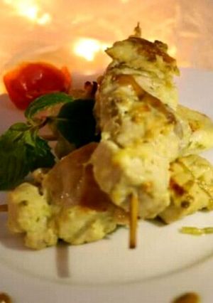 A picture of Chicken tawa kebab.