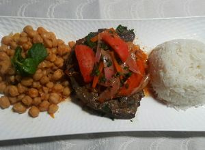 Una foto de Hígado encebollado