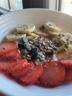 Una foto de Snack de fresas