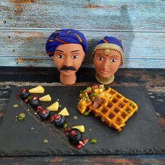 A picture of Savoury waffle.