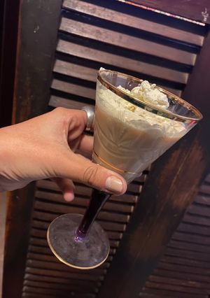 Una foto de Capucchino frío con ron