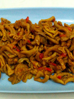 Foto resep Oseng usus ayam pedas