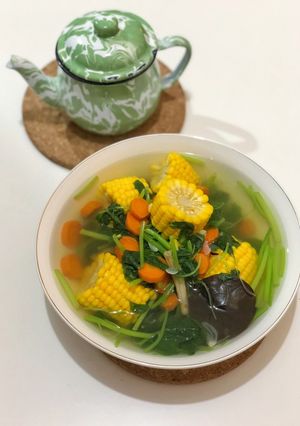 Foto resep Sayur bayam sederhana