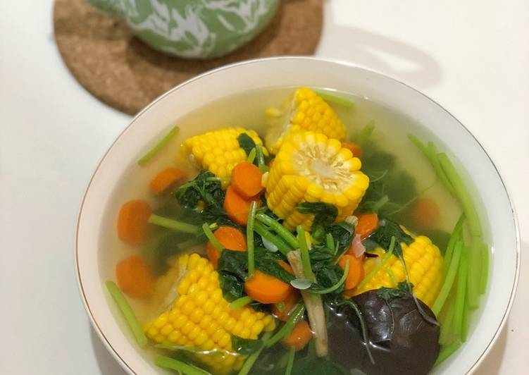 Sayur bayam sederhana