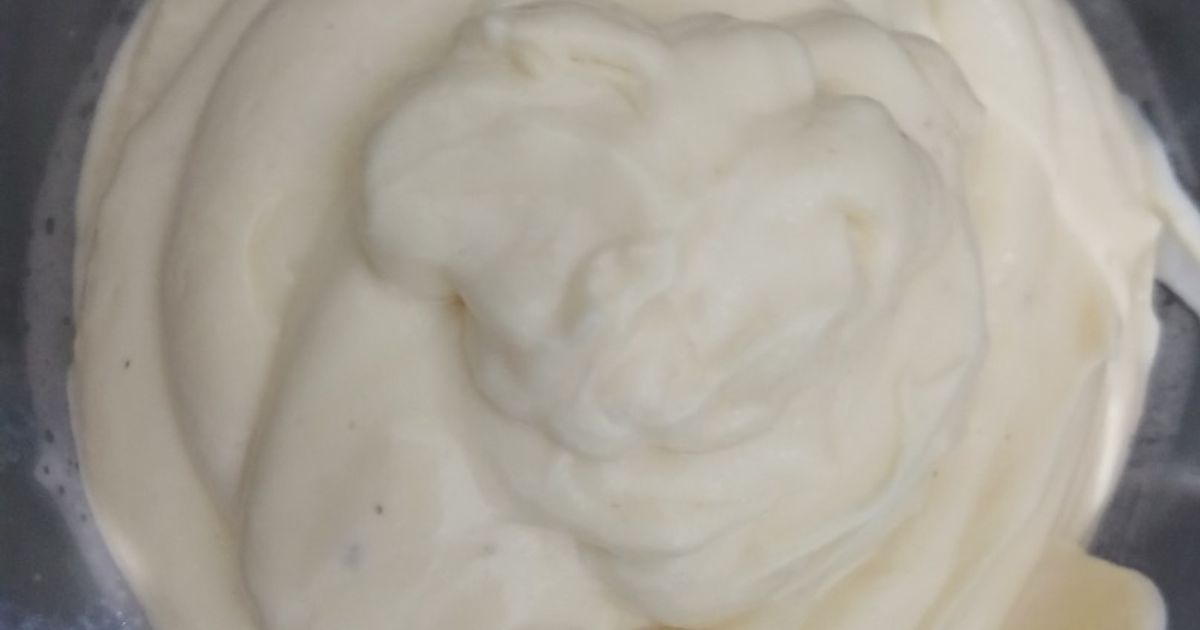 Mayonnaise Homemade (Eat Clean, Bumil Friendly)