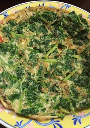 Foto resep Omelet Bayam 👍