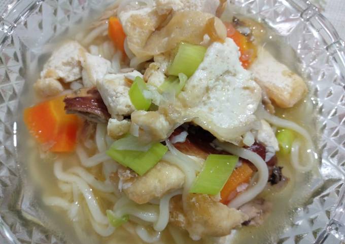 Mie Kuah CaTa (Cakalang & Tahu)