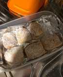 Bocaditos de coco con crema