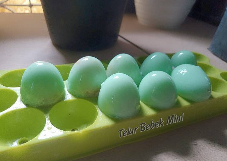 Cara Gampang Membuat Telur Bebek Mini, Lezat