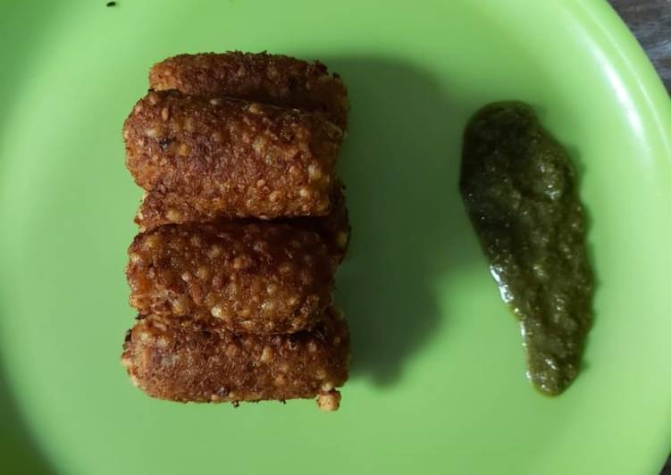 Steps to Prepare Any-night-of-the-week Sabudana tikki