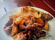 Gambar lapis daging kentang