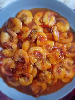 Foto resep Udang Saos Padang
