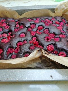 Málnás desszert recept fotója