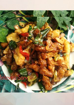 Foto resep Tempe tahu kering Saori