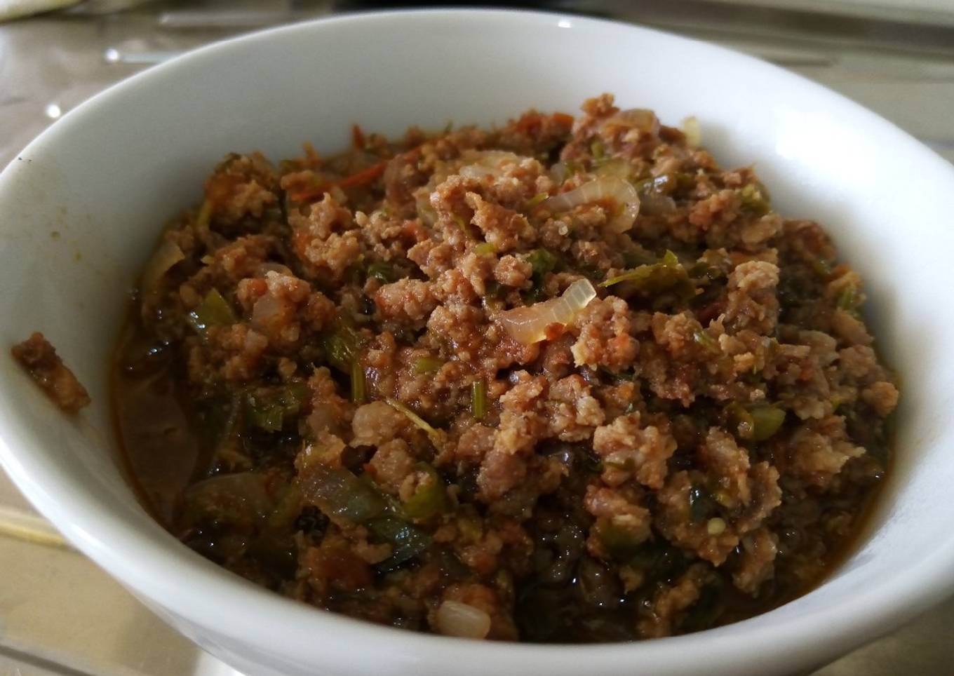 Minced Beef stew