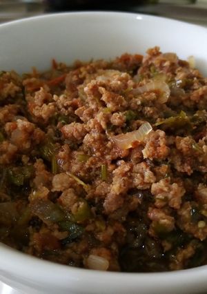 A picture of Minced Beef stew.