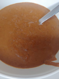 Una foto de Confitura de sobrasada con cebolla y licor de algarrobas