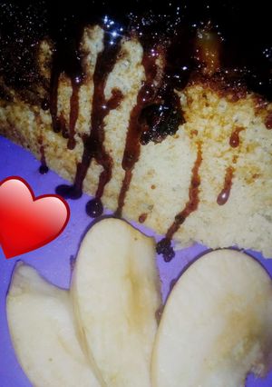 Una foto de Torta invertida de manzana (en essen)