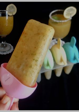 A picture of Aam Panna Popsicle.