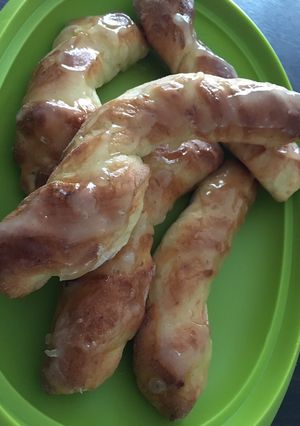Citromos fánk egy kis csavarral sütőben sütve recept fotója
