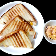 A picture of Corn Sandwiches.