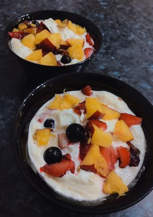 Gyümölcsleves recept fotója