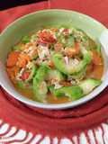 Oseng Gambas & Wortel dengan Telur Orak-Arik