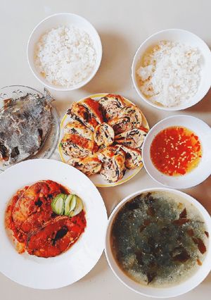 Hình của món Trứng cuộn.