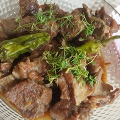 A picture of Mutton karahi #karai cookpad.