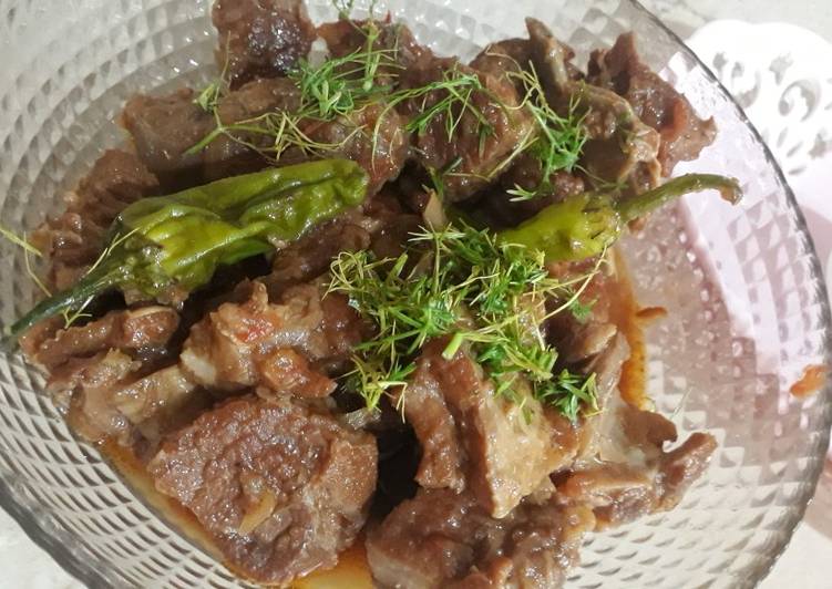 How to Prepare Favorite Mutton karahi #karai cookpad