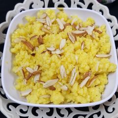 A picture of Jhatpat Andey ka halwa.