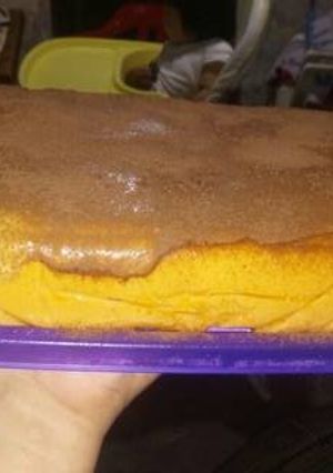Una foto de Postre de Flan con Galletitas