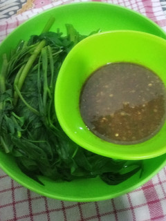 Foto resep Kangkung rebus sambal asam