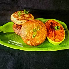 Sooji Bun Dosa - South Indian Breakfast - Tiffin A picture of Sooji Bun Dosa - South Indian Breakfast - Tiffin.