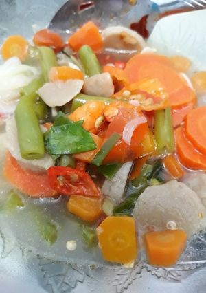 Foto resep Sop bakso seger