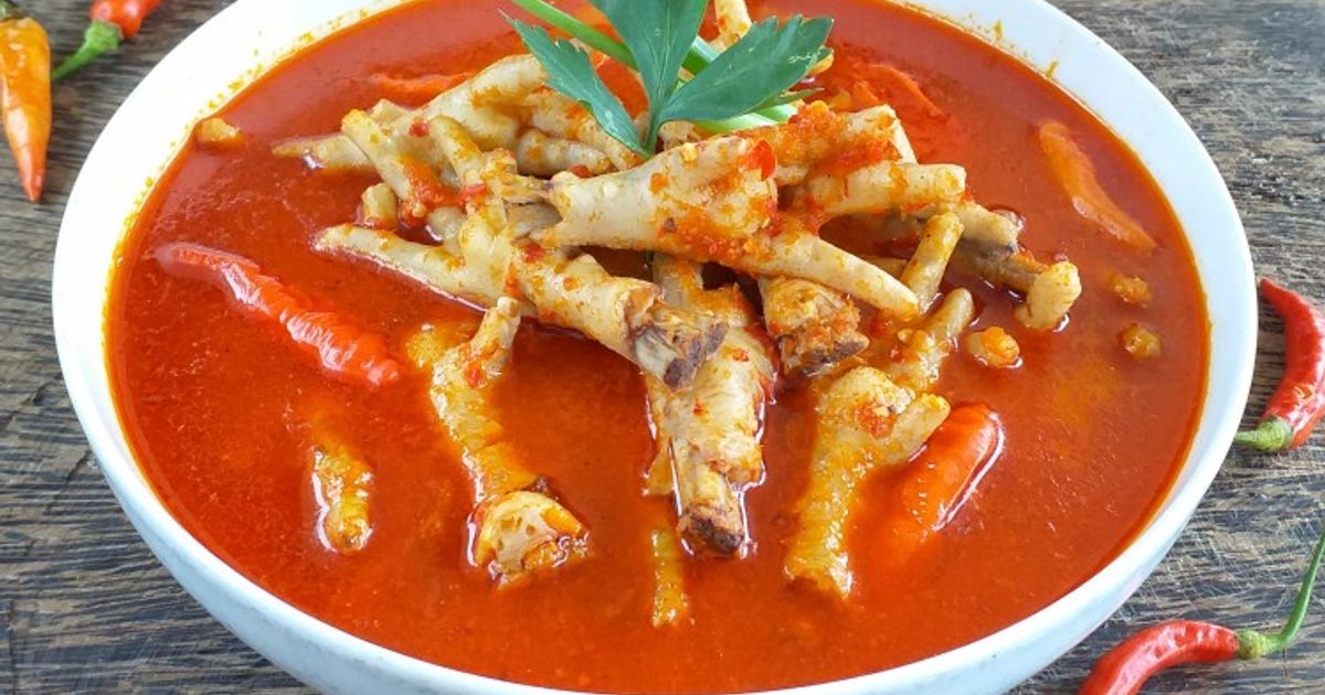Resep sup ceker pedas rumahan enak dan mudah - Cookpad