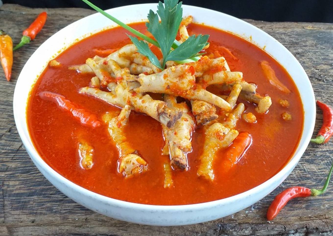 Sop Ceker Pedas