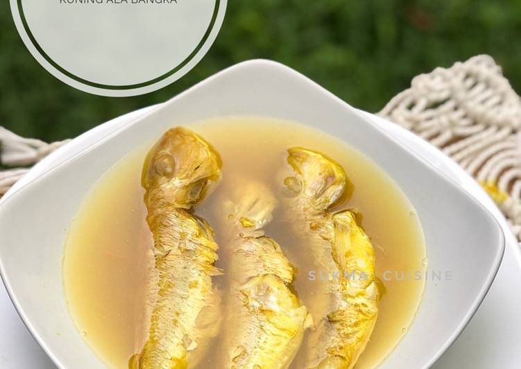 Ikan lempah kuning ala Bangka