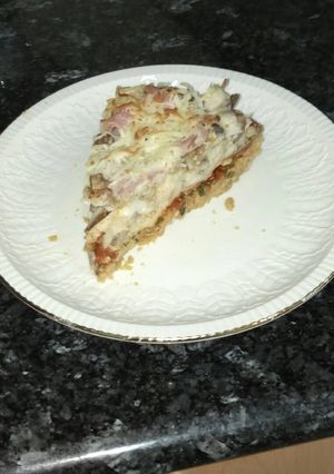 Una foto de Pastel de berenjena con queso