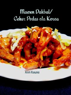 Foto resep Maeun Dakbal/Ceker Pedas ala Korea