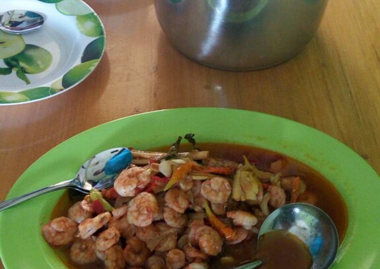 Recipe: Appetizing Udang saus tiram