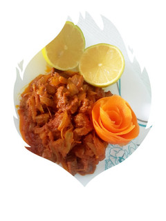 عکسی از دستور دوپیازه جگر 😋