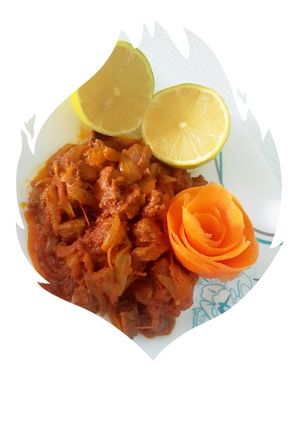 عکسی از دستور دوپیازه جگر 😋
