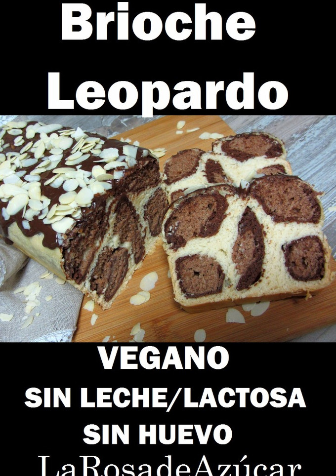 Una foto de Brioche Leopardo SIN LECHE/LACTOSA/ SIN HUEVO (VEGANO)