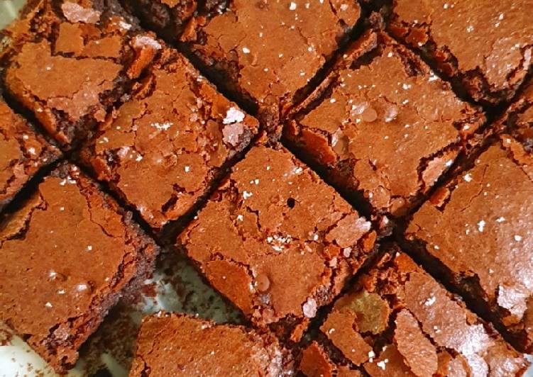 Resep Crackling Brownies (dg Discard Sourdough) Anti Gagal